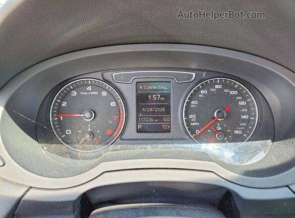 WA1ECCFS2HR015866 2017 AUDI Q3 Black Vista del cuadro de instrumentos