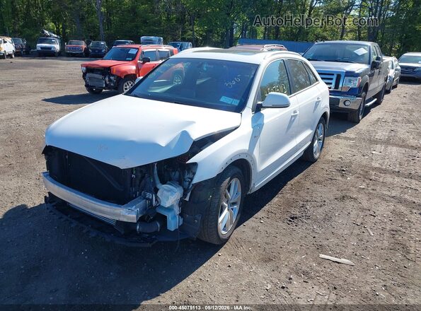 WA1ECCFS2JR002623 2018 AUDI Q3 White Front left