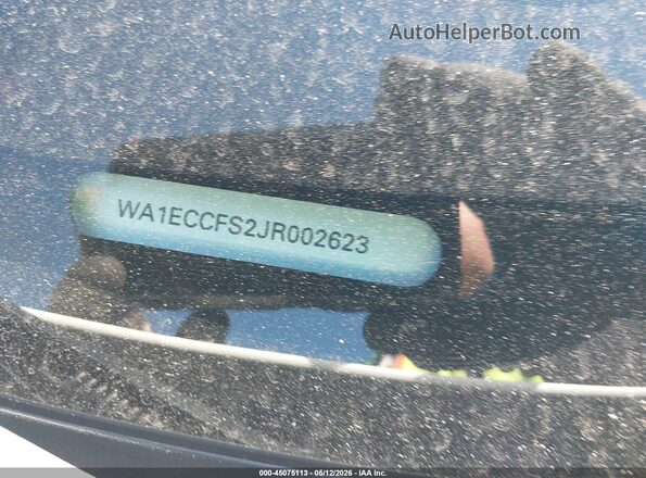 WA1ECCFS2JR002623 2018 AUDI Q3 White 
