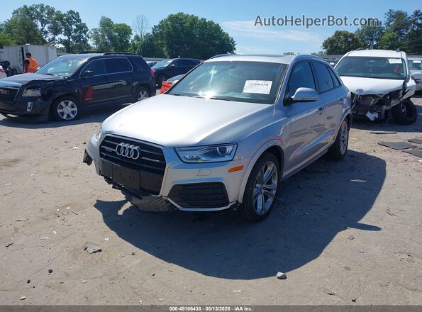 WA1ECCFS7JR034581 2018 AUDI Q3 Серебряный Передняя левая четверть