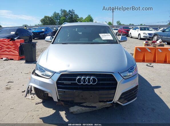 WA1ECCFS7JR034581 2018 AUDI Q3 Серебряный Вид щитка приборов