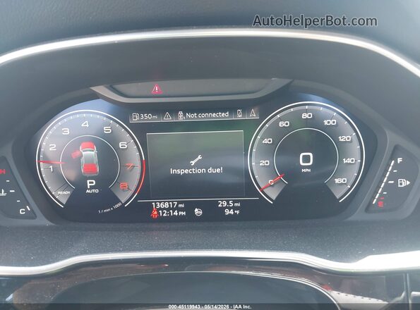 WA1EECF31L1047332 2020 AUDI Q3 Gray უკანა სავარძლების ხედი