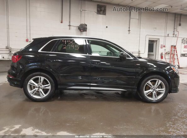 WA1EECF31M1056730 2021 AUDI Q3 Black Widok wnętrza z tyłu