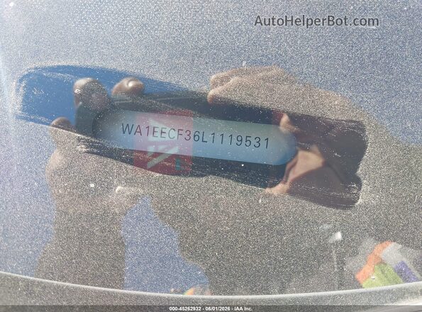 WA1EECF36L1119531 2020 AUDI Q3 White Widok komory silnika