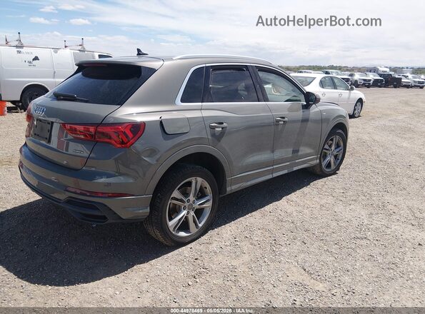 WA1EECF37L1024735 2020 AUDI Q3 Gray Հետևի աջ