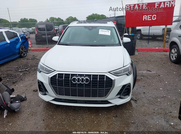 WA1EECF37L1071814 2020 AUDI Q3 White Вид щитка приладів