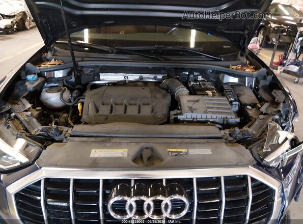 WA1EECF37M1020699 2021 AUDI Q3 Blue Rear view