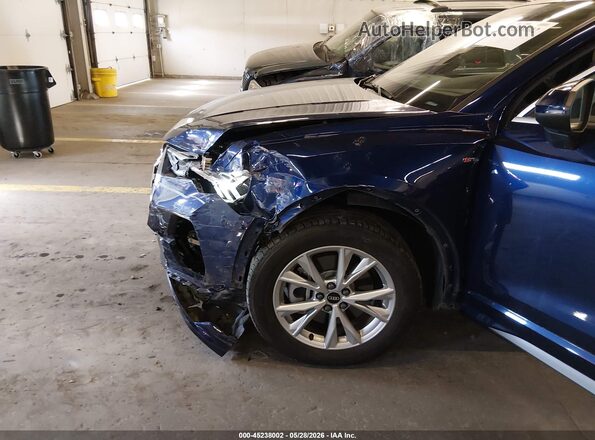 WA1EECF37M1020699 2021 AUDI Q3 Blue Front view