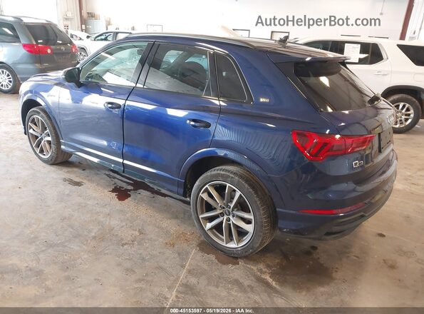 WA1EECF38R1033940 2024 AUDI Q3 Dark Blue Tył lewy