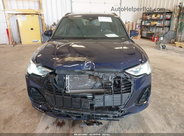 WA1EECF38R1033940 2024 AUDI Q3 Dark Blue Widok zestawu wskaźników