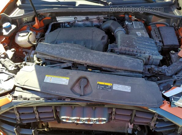 WA1EECF39M1024608 2021 AUDI Q3 Orange Vista del compartimento del motor