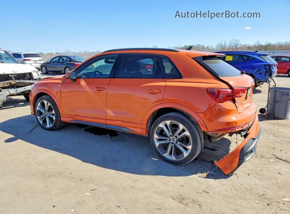 WA1EECF39M1024608 2021 AUDI Q3 Orange Trasero izquierdo