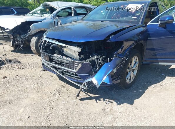 WA1EECF3XN1027244 2022 AUDI Q3 Blue Front view