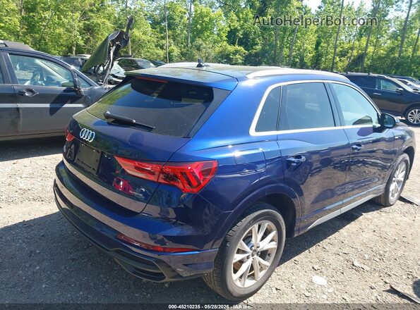WA1EECF3XN1027244 2022 AUDI Q3 Blue Rear right