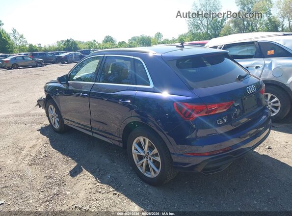 WA1EECF3XN1027244 2022 AUDI Q3 Blue Rear left