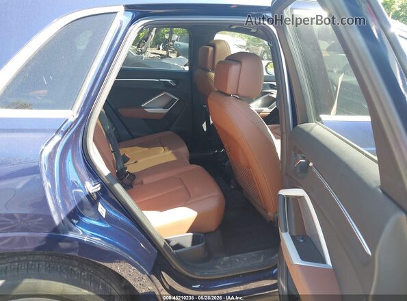 WA1EECF3XN1027244 2022 AUDI Q3 Blue VIN sticker view