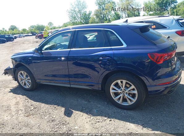 WA1EECF3XN1027244 2022 AUDI Q3 Blue 360 interior view