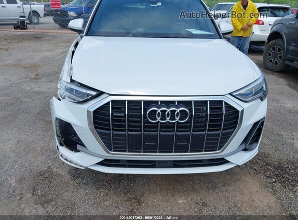 WA1EECF3XP1020815 2023 AUDI Q3 White Instrument cluster view