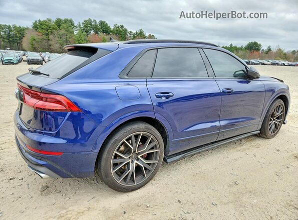 WA1EVAF10MD038057 2021 AUDI Q8 Blue უკანა მარჯვენა