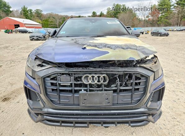WA1EVAF10MD038057 2021 AUDI Q8 Blue წინა ხედი