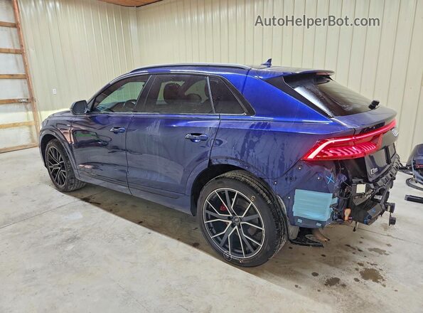 WA1EVAF11MD019758 2021 AUDI Q8 Blue უკანა მარცხენა