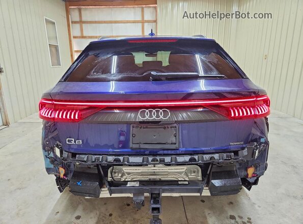 WA1EVAF11MD019758 2021 AUDI Q8 Blue უკანა ხედი