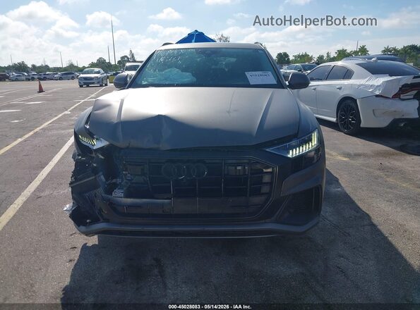 WA1EVAF17MD028755 2021 AUDI Q8 Gray Սալոնի հետևի տեսք