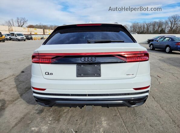 WA1EVAF18MD012905 2021 AUDI Q8 White უკანა ხედი