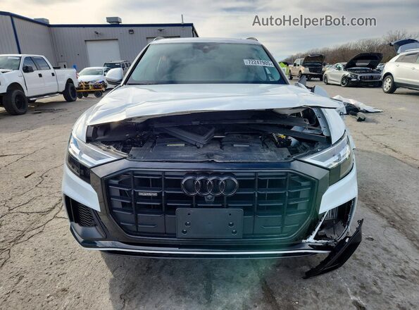WA1EVAF18MD012905 2021 AUDI Q8 White წინა ხედი