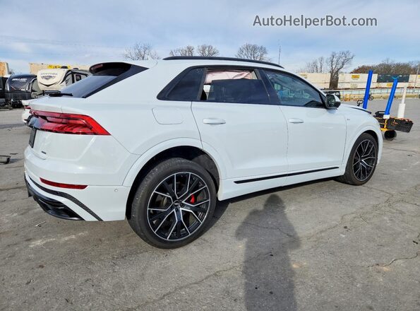 WA1EVAF18MD012905 2021 AUDI Q8 White უკანა მარჯვენა