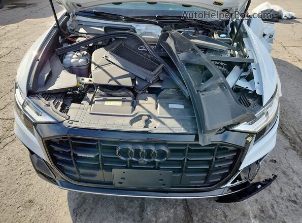 WA1EVAF18MD012905 2021 AUDI Q8 White უკანა სალონის ხედი