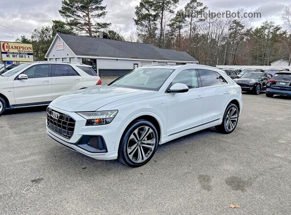 WA1EVBF16LD019176 2020 AUDI Q8 White Trasero izquierdo