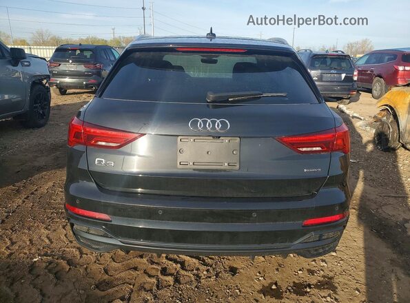WA1FECF36L1028554 2020 AUDI Q3 Black Rear view