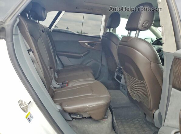 WA1FVAF13LD014046 2020 AUDI Q8 White უკანა სავარძლების ხედი