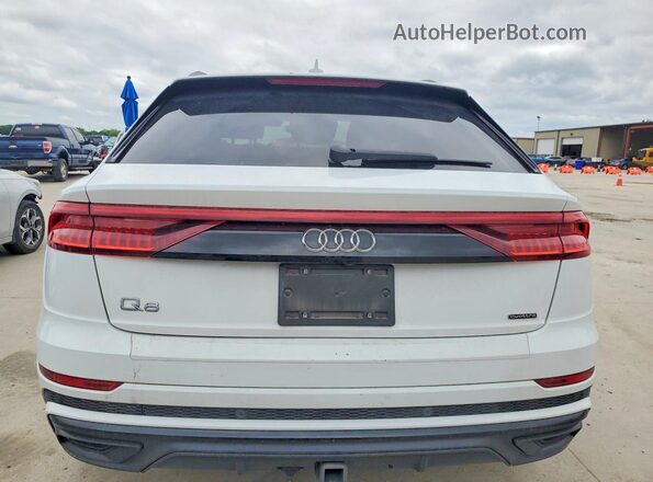 WA1FVAF13LD014046 2020 AUDI Q8 White უკანა ხედი