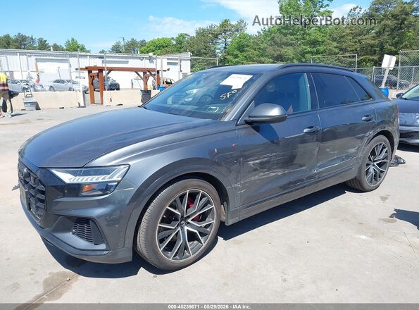 WA1FVAF14KD034935 2019 AUDI Q8 Gray Передня ліва чверть