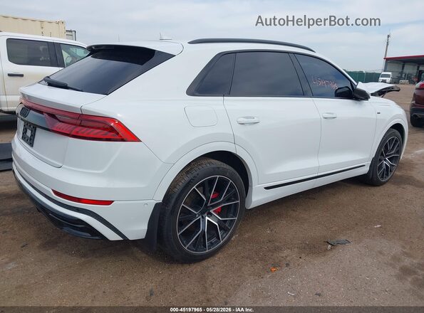 WA1FVAF18KD034789 2019 AUDI Q8 White Задня права чверть