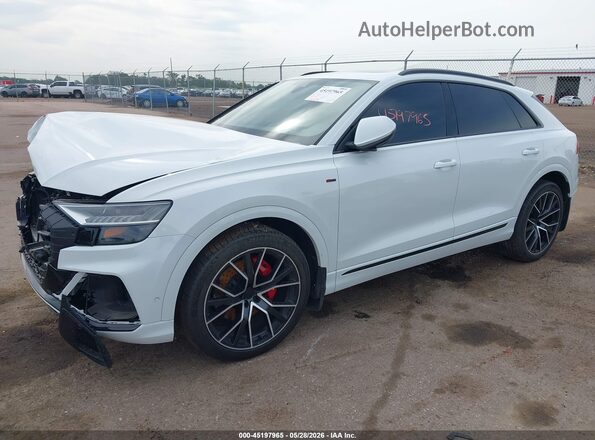 WA1FVAF18KD034789 2019 AUDI Q8 White Передня ліва чверть