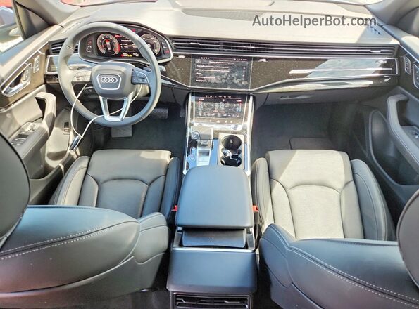 WA1FVBF10SD037286 2025 AUDI Q8 Blue Dashboard view