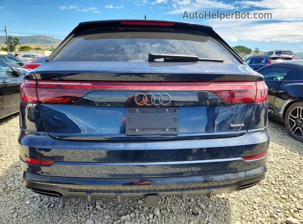 WA1FVBF10SD037286 2025 AUDI Q8 Blue Rear view
