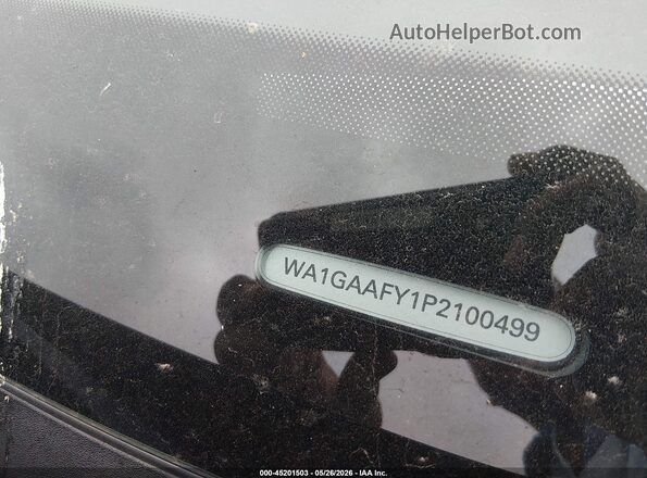 WA1GAAFY1P2100499 2023 AUDI Q5 Black Вид підкапотного простору