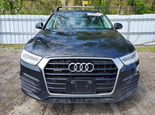WA1GCCFS1HR003510 2017 AUDI Q3 Black Front view