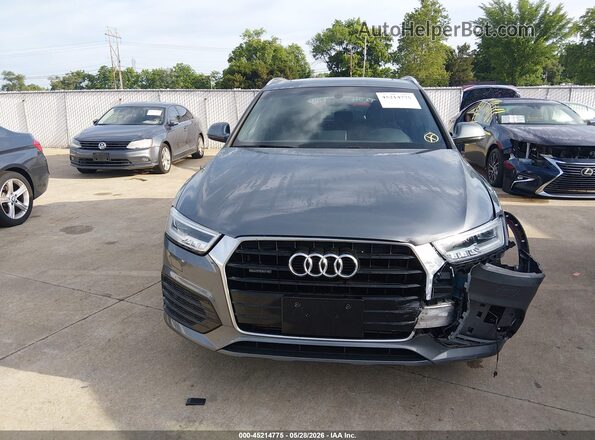 WA1GFCFS3GR007595 2016 AUDI Q3 Gray Instrument cluster view