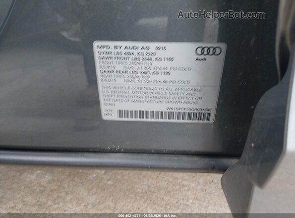 WA1GFCFS3GR007595 2016 AUDI Q3 Gray Engine compartment view