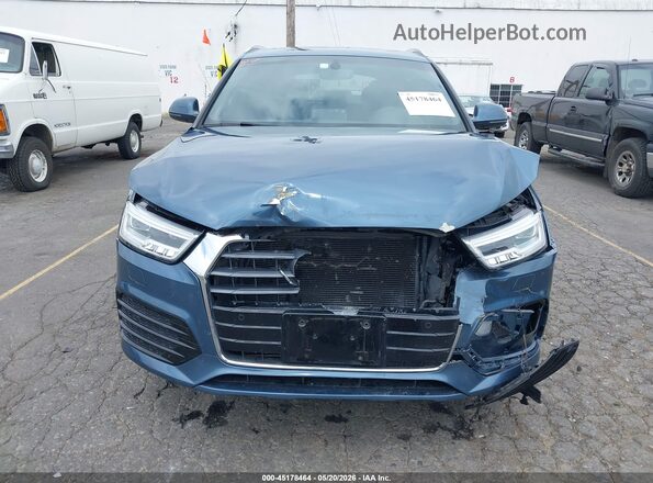 WA1GFCFS5GR010479 2016 AUDI Q3 Blue Instrument cluster view