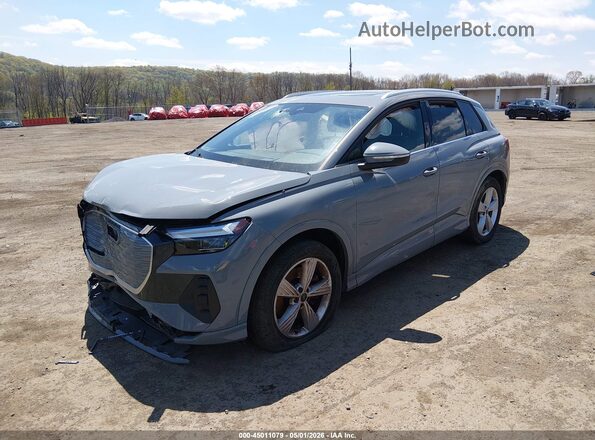 WA1H2BFZ4NP051007 2022 AUDI Q4 Gray Vista tres cuartos delantera izquierda