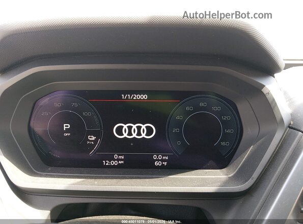 WA1H2BFZ4NP051007 2022 AUDI Q4 Gray Vista interior de 360 grados