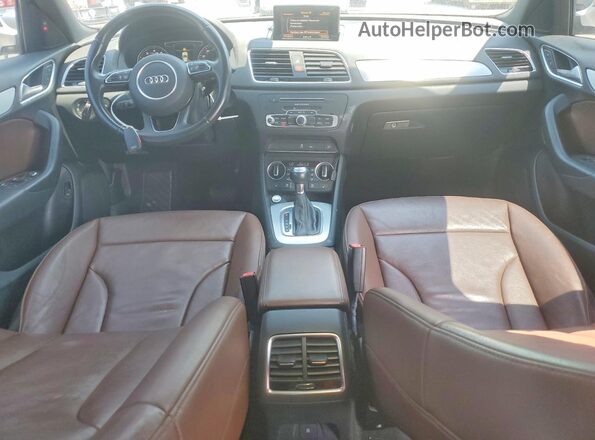 WA1HCCFS2JR031133 2018 AUDI Q3 White Առջևի վահանակի տեսք