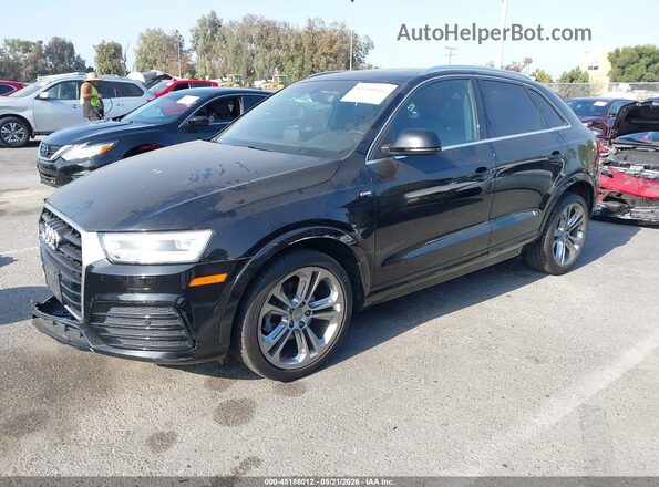 WA1HCCFS3JR004264 2018 AUDI Q3 Black Przód lewy
