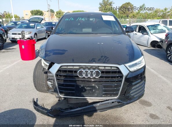 WA1HCCFS3JR004264 2018 AUDI Q3 Black Widok zestawu wskaźników